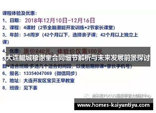 大连鲲城穆谢奎合同细节解析与未来发展前景探讨