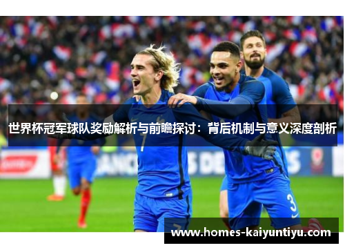 世界杯冠军球队奖励解析与前瞻探讨：背后机制与意义深度剖析